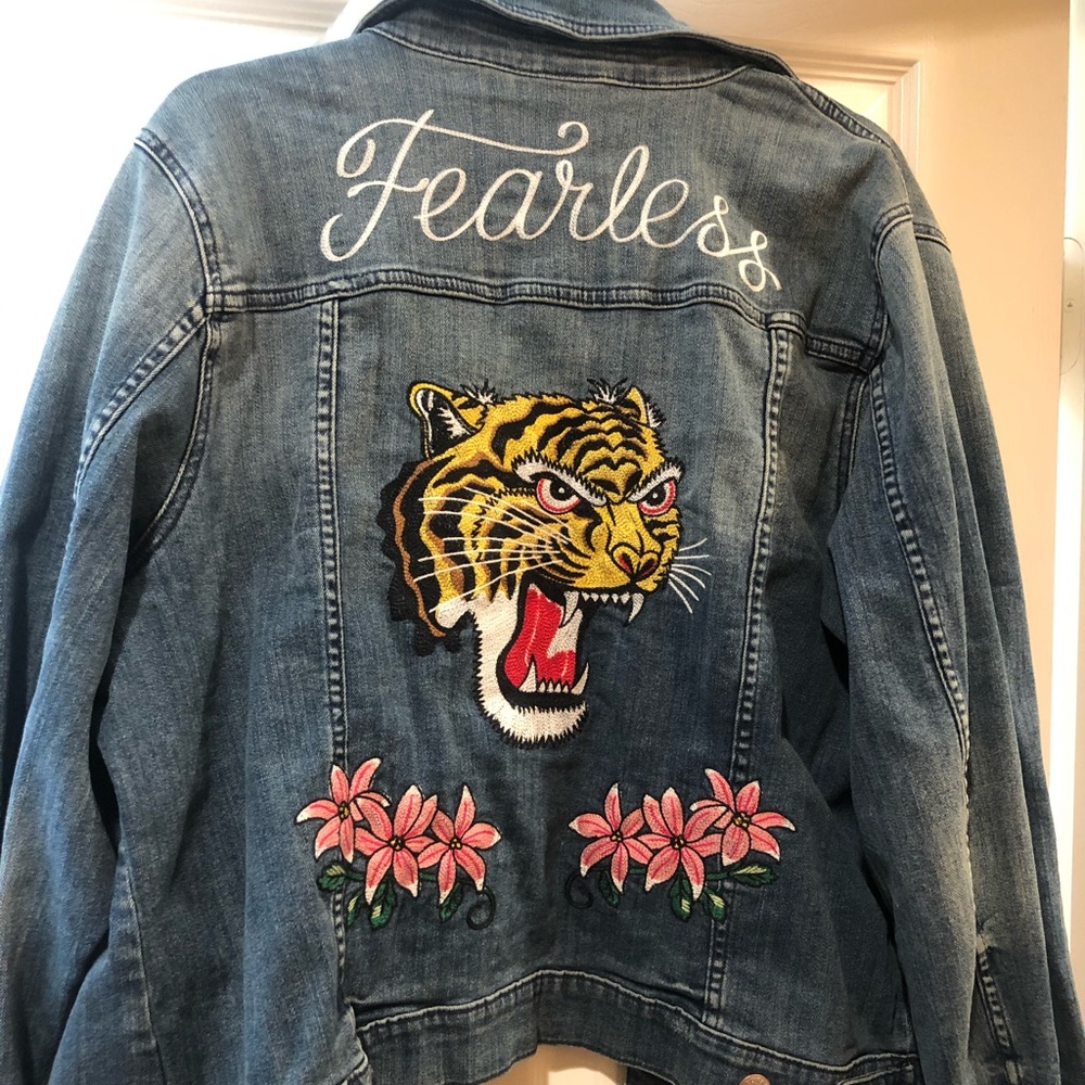 Embroidered Denim Jacket